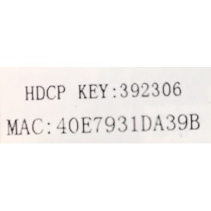 MAIN FUENTE PARA TV ELEMENT / NUMERO DE PARTE 21006270 / ST6308RTU-AP1 / 110105002187 / 392306 / 40E7931DA39B / MODELO E2SW3918